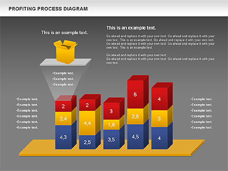 Profiting Process Diagram, Slide 12, 00973, Business Models — PoweredTemplate.com
