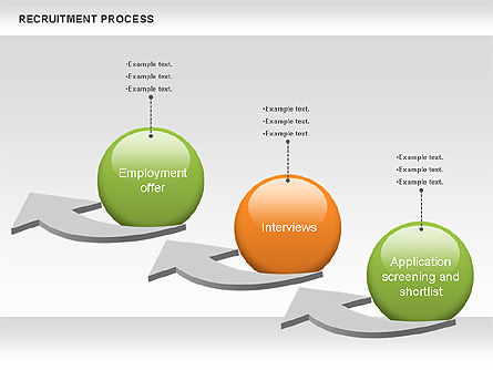 Processo de recrutamento, Deslizar 11, 00974, Diagramas de Processo — PoweredTemplate.com