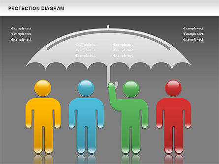Protection Diagram, Slide 12, 00978, Business Models — PoweredTemplate.com