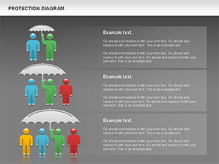 Diagrama de protección, Diapositiva 13, 00978, Modelos de negocios — PoweredTemplate.com