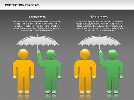 Schéma de protection, Diapositive 14, 00978, Modèles commerciaux — PoweredTemplate.com