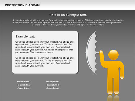 Diagram Perlindungan, Slide 15, 00978, Model Bisnis — PoweredTemplate.com