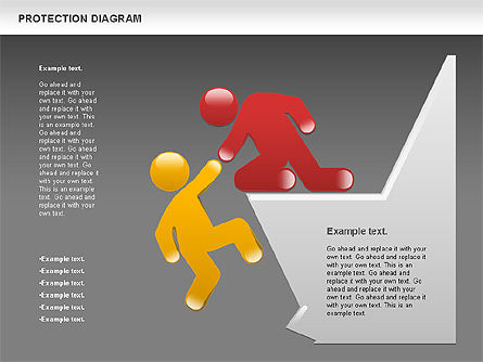 Protection Diagram, Slide 16, 00978, Business Models — PoweredTemplate.com