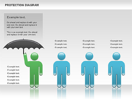 Bescherming diagram, Dia 2, 00978, Businessmodellen — PoweredTemplate.com