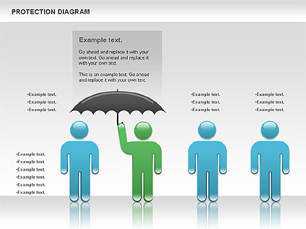 Diagrama de protección, Diapositiva 3, 00978, Modelos de negocios — PoweredTemplate.com