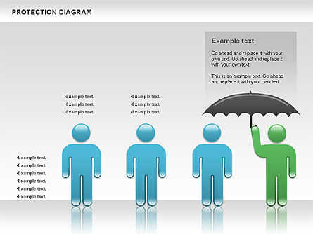 Diagrama de protección, Diapositiva 5, 00978, Modelos de negocios — PoweredTemplate.com