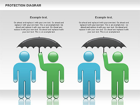 Diagrama de protección, Diapositiva 7, 00978, Modelos de negocios — PoweredTemplate.com