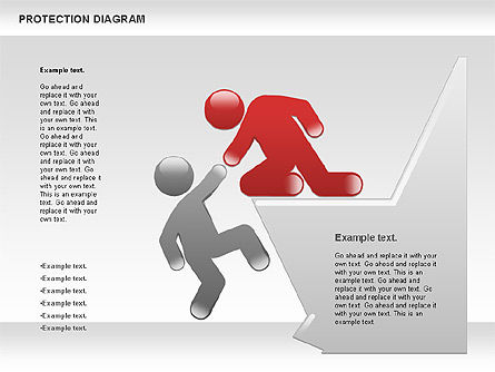 Diagrama de protección, Diapositiva 9, 00978, Modelos de negocios — PoweredTemplate.com