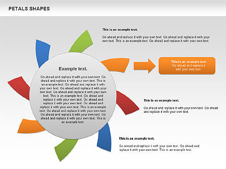 Free Petal Shapes, Slide 7, 00979, Shapes — PoweredTemplate.com