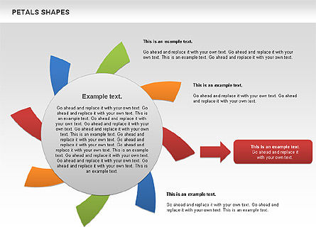 Free Petal Shapes, Slide 8, 00979, Shapes — PoweredTemplate.com