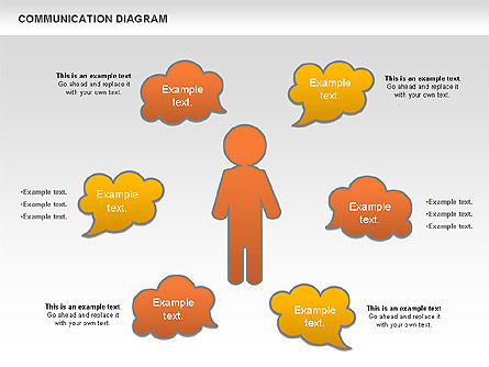 Familienkommunikationsdiagramm, Folie 5, 00982, Prozessdiagramme — PoweredTemplate.com