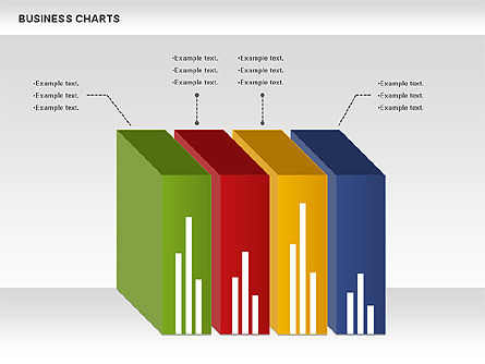 3d histograma gráfico, Deslizar 10, 00983, Modelos de Negócio — PoweredTemplate.com