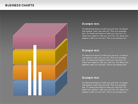 3D Histogram Chart, Slide 14, 00983, Business Models — PoweredTemplate.com