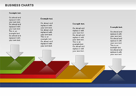 3d histograma gráfico, Deslizar 6, 00983, Modelos de Negócio — PoweredTemplate.com