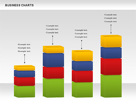 Gráfico del histograma 3D, Diapositiva 7, 00983, Modelos de negocios — PoweredTemplate.com