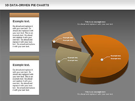 3D Pie Charts Collection (Datos dirigidos), Diapositiva 13, 00984, Gráficos circulares — PoweredTemplate.com