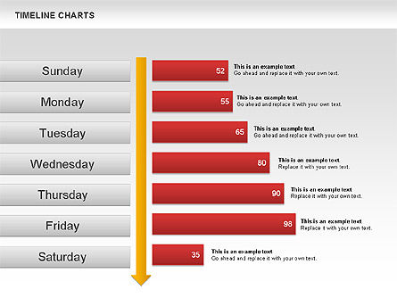 Gráficos y Diagramas de Reportes, Diapositiva 11, 00985, Timelines & Calendars — PoweredTemplate.com