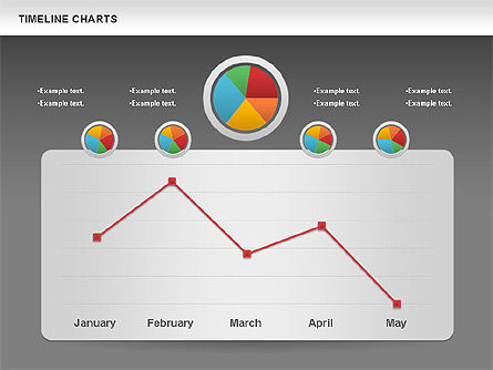 Gráficos y Diagramas de Reportes, Diapositiva 12, 00985, Timelines & Calendars — PoweredTemplate.com