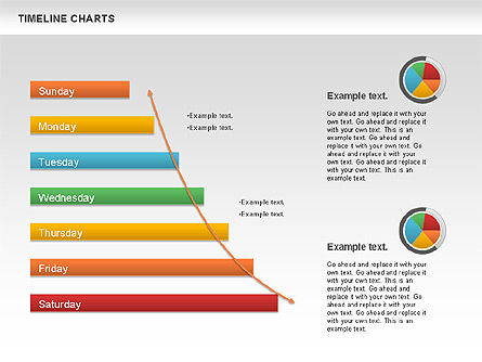 Gráficos y Diagramas de Reportes, Diapositiva 2, 00985, Timelines & Calendars — PoweredTemplate.com