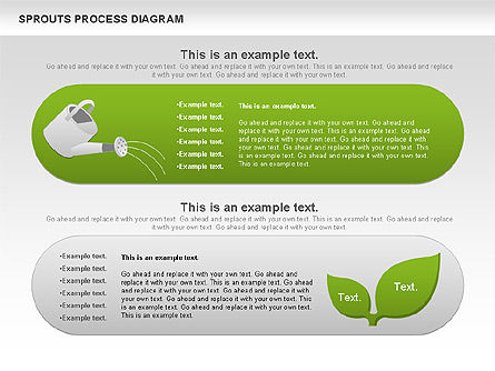 Diagrama del proceso de brotes, Diapositiva 11, 00986, Diagramas de proceso — PoweredTemplate.com