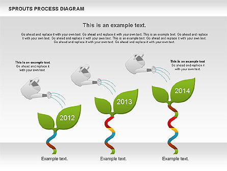 Schéma de processus de Sprouts, Diapositive 7, 00986, Schémas de procédés — PoweredTemplate.com