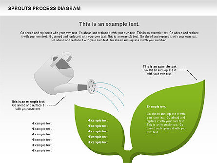 Schéma de processus de Sprouts, Diapositive 9, 00986, Schémas de procédés — PoweredTemplate.com