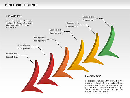 Formas del Pentágono, Diapositiva 10, 00988, Formas — PoweredTemplate.com