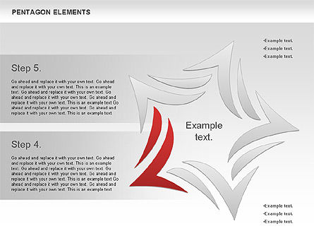 Formas del Pentágono, Diapositiva 5, 00988, Formas — PoweredTemplate.com