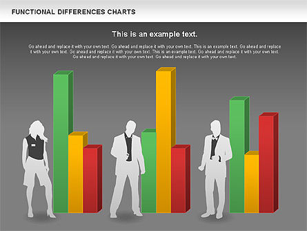 Tableau des différences fonctionnelles, Diapositive 12, 00989, Schémas d'étapes — PoweredTemplate.com