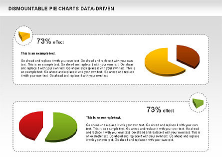 Dismountable Pie Chart (Data Driven), Slide 9, 00990, Pie Charts — PoweredTemplate.com