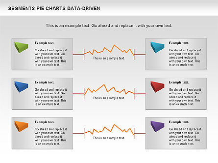 Data Driven Segments Pie Chart, Slide 8, 00991, Pie Charts — PoweredTemplate.com