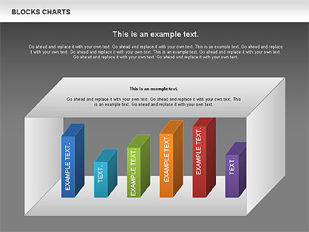 Blocks Histogram Chart, Slide 15, 00992, Business Models — PoweredTemplate.com