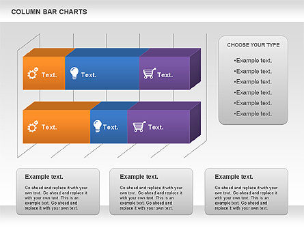 Tableau de la barre des colonnes, Diapositive 12, 00997, Modèles commerciaux — PoweredTemplate.com