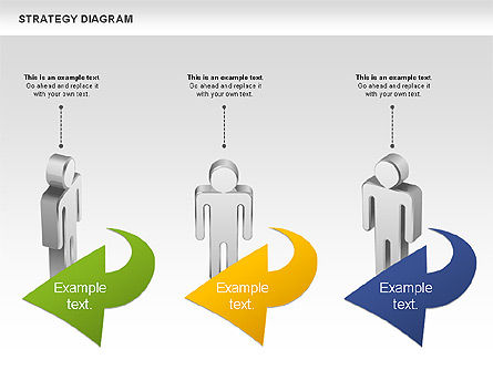 Schéma de processus de stratégie, Diapositive 7, 00998, Schémas de procédés — PoweredTemplate.com