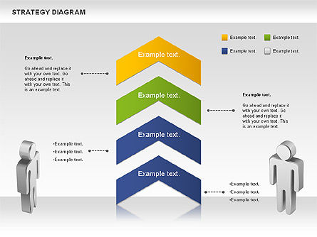 Strategy Process Diagram, Slide 8, 00998, Process Diagrams — PoweredTemplate.com