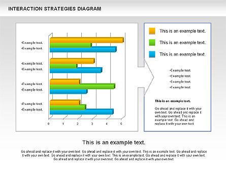 Schéma de stratégies d'interaction, Diapositive 3, 01001, Modèles commerciaux — PoweredTemplate.com