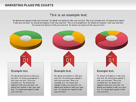 Marketing Plan Pie Chart, Slide 10, 01002, Pie Charts — PoweredTemplate.com