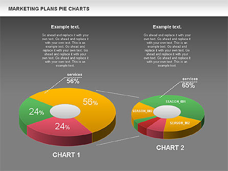 Graphique circulaire du plan de marketing, Diapositive 12, 01002, Diagrammes circulaires — PoweredTemplate.com