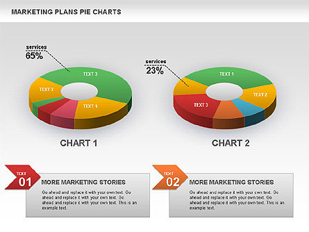 Marketing Plan Pie Chart, Slide 5, 01002, Pie Charts — PoweredTemplate.com