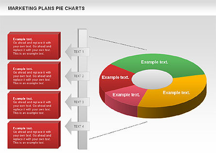 Marketing Plan Pie Chart, Slide 6, 01002, Pie Charts — PoweredTemplate.com