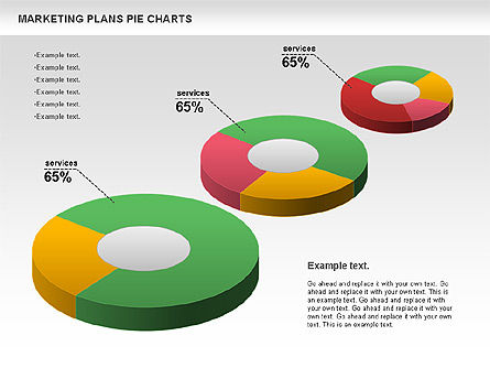 Marketing Plan Pie Chart, Slide 7, 01002, Pie Charts — PoweredTemplate.com