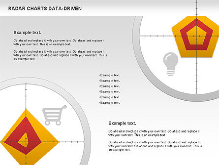 Radardiagram (data driven), Dia 11, 01003, Businessmodellen — PoweredTemplate.com