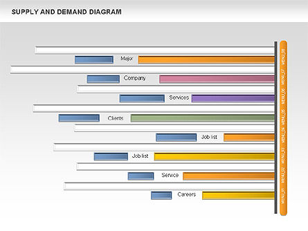 Diagramme d'offre et de demande, Diapositive 10, 01004, Modèles commerciaux — PoweredTemplate.com