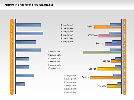 Supply and Demand Diagram, Slide 7, 01004, Business Models — PoweredTemplate.com