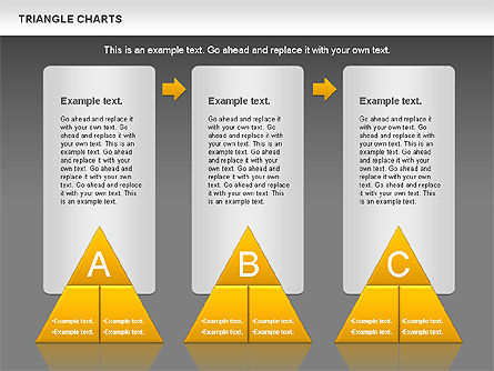 Triangle Chart, Slide 12, 01007, Shapes — PoweredTemplate.com