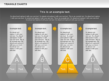 Triangle Chart, Slide 13, 01007, Shapes — PoweredTemplate.com