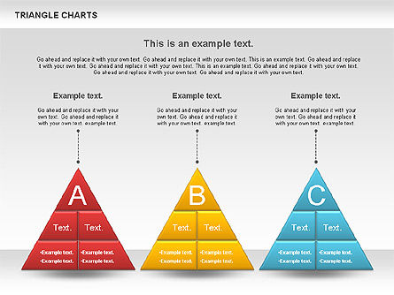 Triangle Chart, Slide 7, 01007, Shapes — PoweredTemplate.com