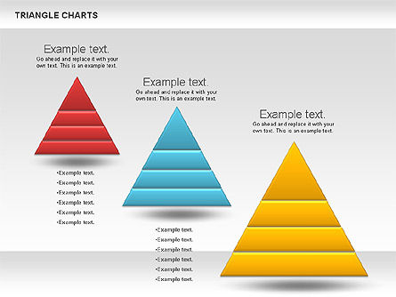 Gráfico em triângulo, Deslizar 9, 01007, Formas — PoweredTemplate.com