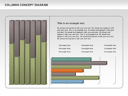 Stacked Bar Chart, Slide 10, 01009, Business Models — PoweredTemplate.com
