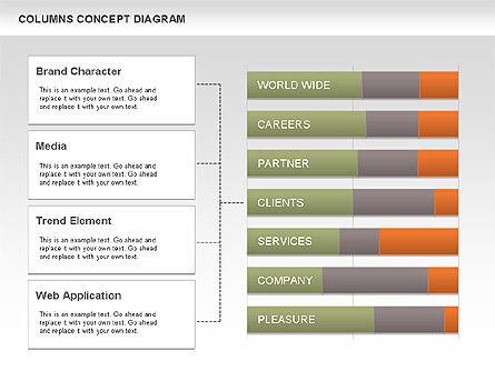 Gráfico de barras apilado, Diapositiva 7, 01009, Modelos de negocios — PoweredTemplate.com